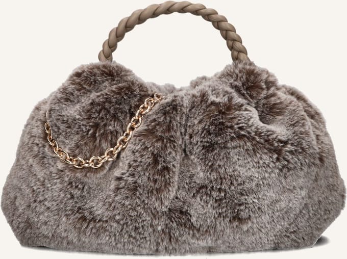 Unisa Znavia Schoudertassen Dames - Taupe - Maat ONESIZE