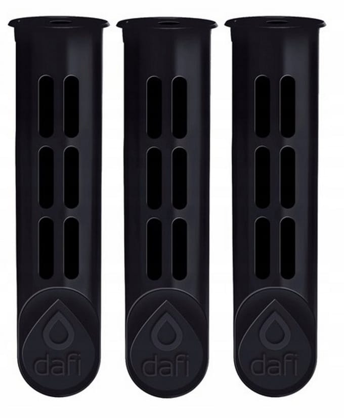 Dafi - Filters voor Waterfilterfles - 3 Stuks - Zwart - 150L Capaciteit - Voor Dafi Soft & Solid