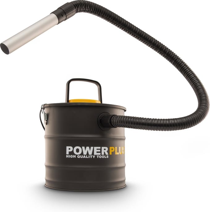 Powerplus elektrische aszuiger - 1 600W as stofzuiger voor BBQ, kachel, brander - 20l tank - max. 40°