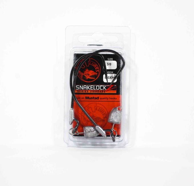 Tackle Tactics TT SnakelockZ jigkop 3/8 oz 8/0 XH 2/pak (6641)