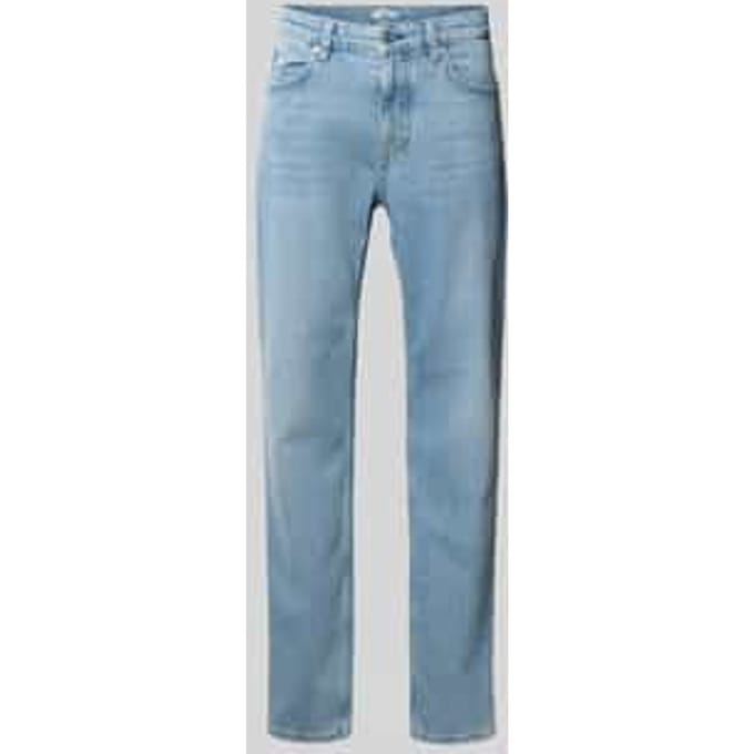 Tapered fit jeans van katoenmix, model 'ARIC'