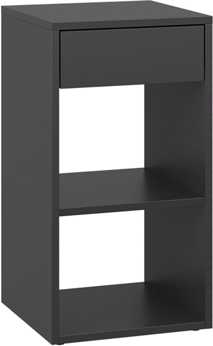 Vicco Dany Nachtkastje – 35 x 65 cm met 1 lade Antraciet