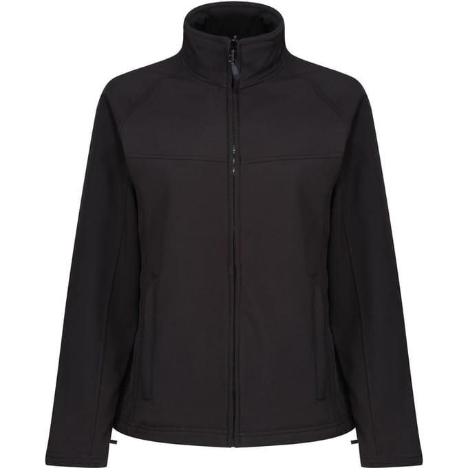 Regatta Dames Uproar Softshell Windbestendig Jasje (Allemaal zwart)