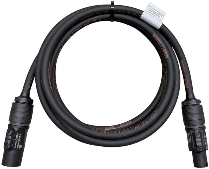 PowerCON TRUE 1 Verlengkabel 3 meter - 3x1,5mm² - Rubbermantel - Linkkabel