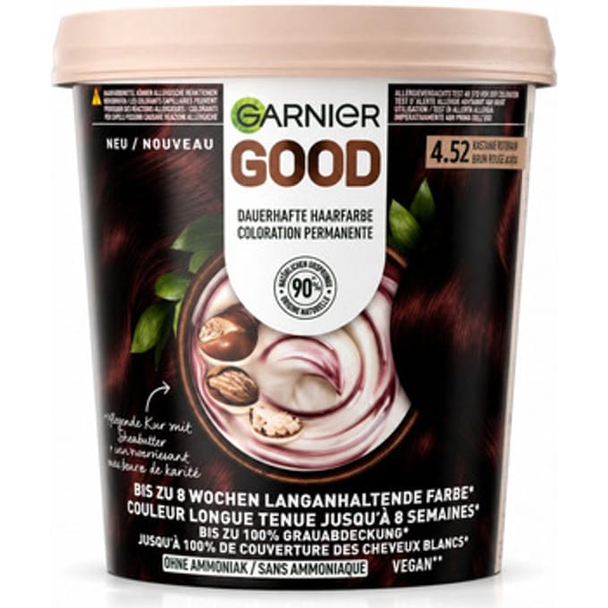 Garnier - Goede Permanente Haarkleuring - 4.52 Brun Rouge Cerise