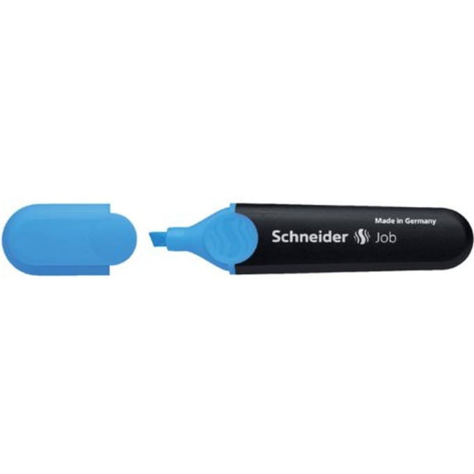 Schneider markeerstift - Job 150 - blauw - tekstmarker - markeerstift - S-1503