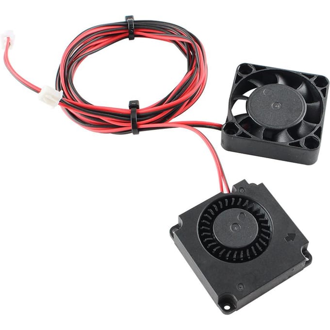 DC 24V Extruder Hot End Ventilator en Turboventilator Compatibel voor Creality Ender 3Ender 3 Pro 3D-printer gray