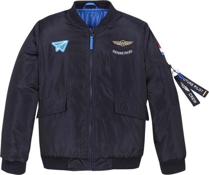 Wick Wings- Bomberjacket - 110/116 - Navy