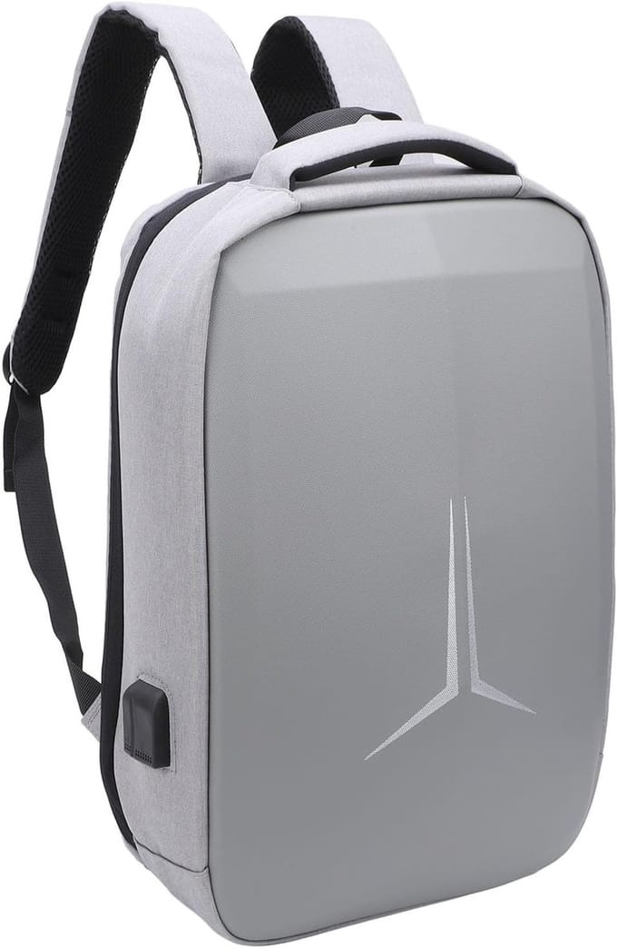 Compacte Anti-Diefstal Laptop Tas met USB Oplaadpoort voor Mini Accessoires en Router