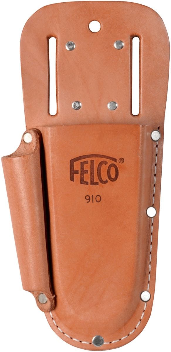 Felco 910+ Leren Holster Voor Snoeischaar En Slijpsteen Dubbelhandig