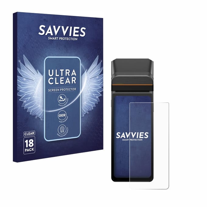 Savvies - Screenprotector voor Sunmi V3H - Folie Beschermfolie transparant 18 Stuks