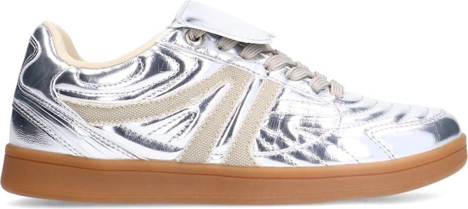 Sacha - Dames - Zilveren metallic sneakers - Maat 36