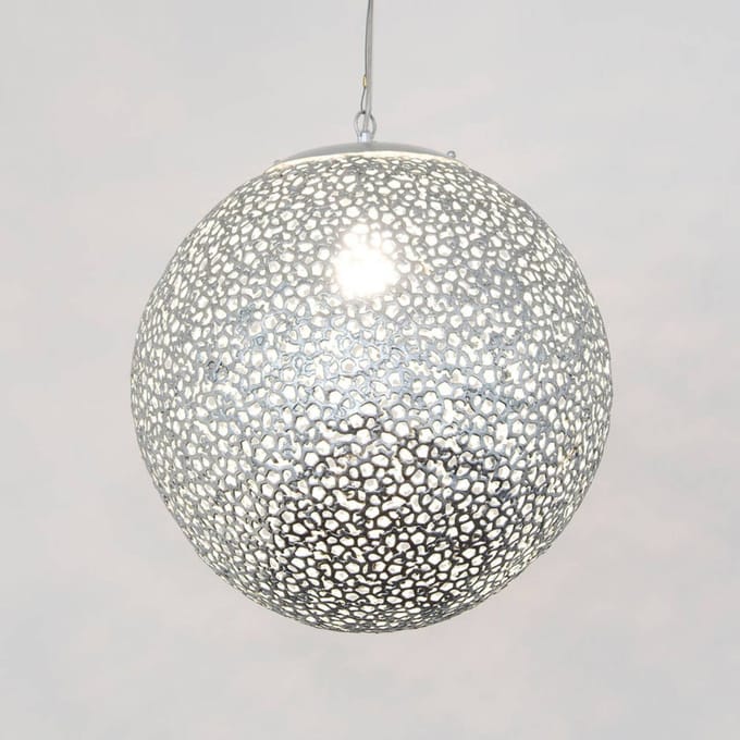 Holländer Hanglamp Utopistico in zilver Ø 40 cm