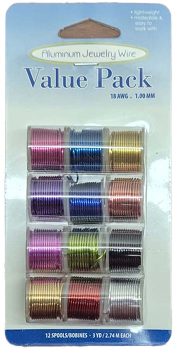 1 mm Gekleurd Aluminiumdraad 12 Kleuren