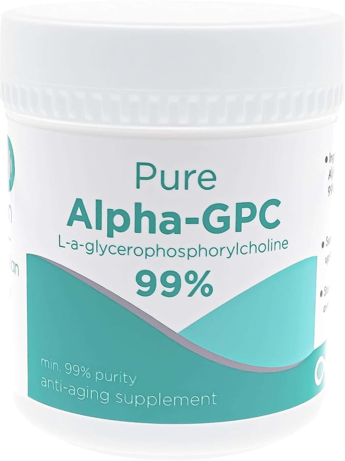 ALPHA GPC - 50 gram | pure poeder | +99% zuiverheid | Inclusief maatschepje
