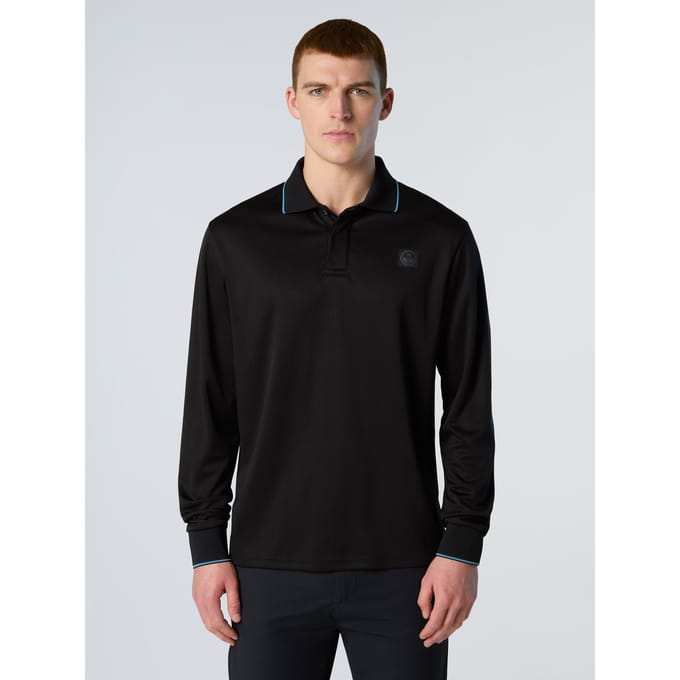 North Sails Polo shirt Coolmax piqué long-sleeved