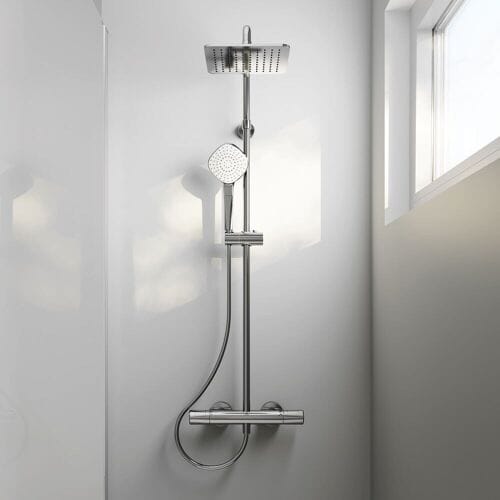 Ideal Standard CeraTherm - T100 Doucheset met thermostaat, 20 cm, 3jets, chroom A7240AA