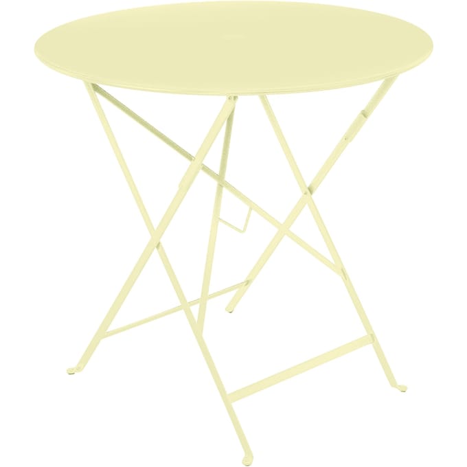 Fermob BISTRO klaptafel rond - A6 citroensorbet - Ø 77 cm