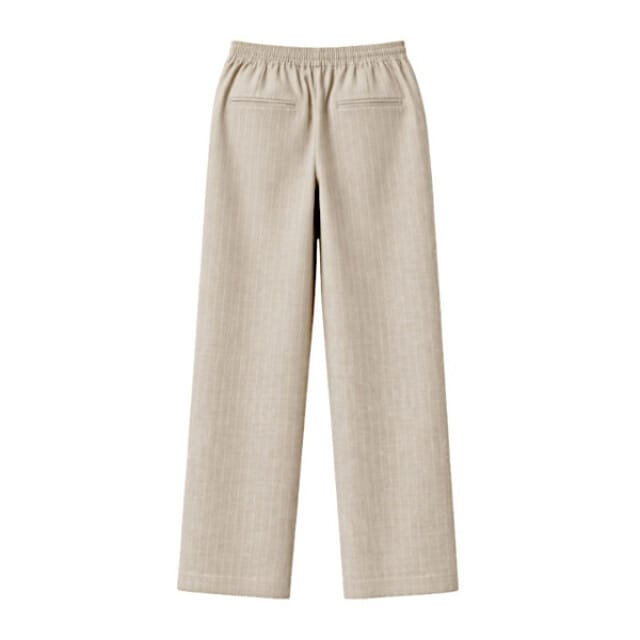 Elvira Collections Broek jessie sand/stripe linen