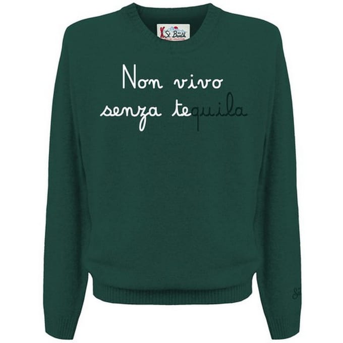hoodie man mc2 saint barth - reiger zonder tequila 51 emb - groen