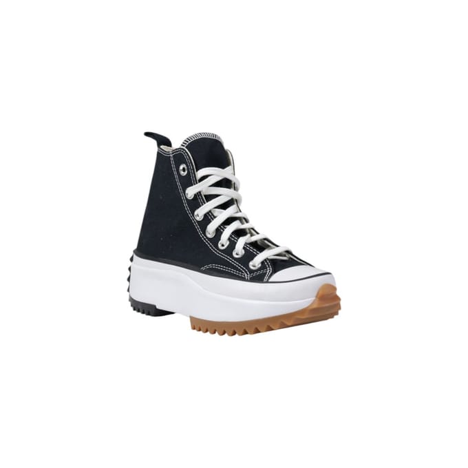 Baskets Converse Run Star Hi Noires Unisexe Blanc Gomme 166800C 36 black