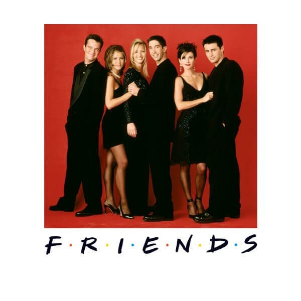 Friends Character Pose dames t-shirt - Wit - S