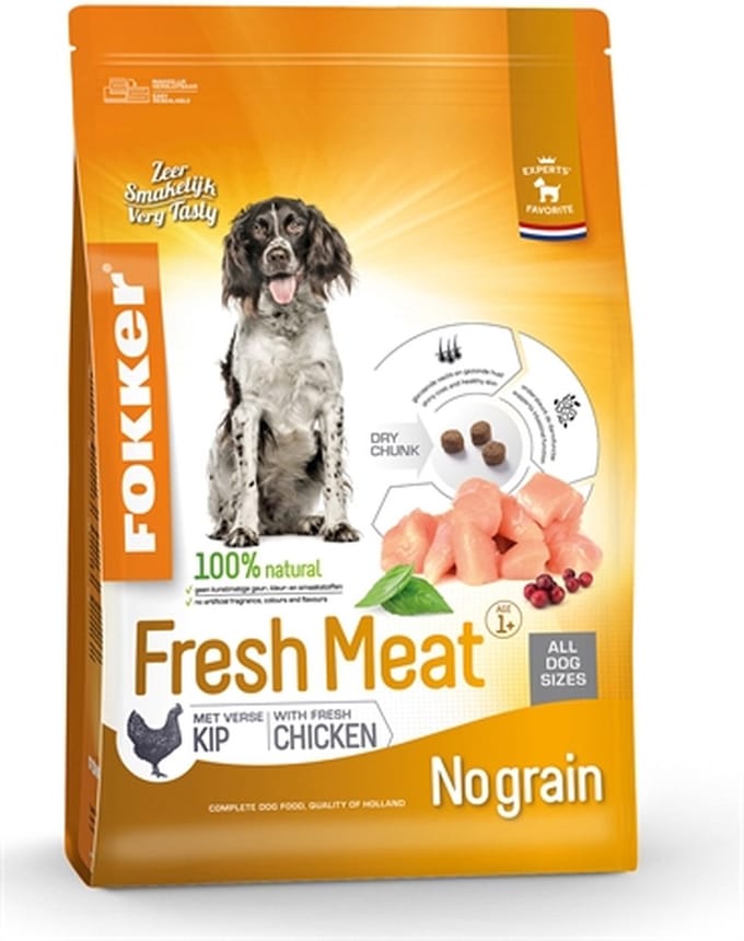 ! FOKKER PREMIUM+FRESH MEAT 2,5KG