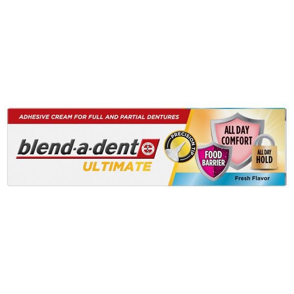 Blend-A-Dent Colle pour Prothèses Dentaires Saveur Fraîcheur Ultime 40G