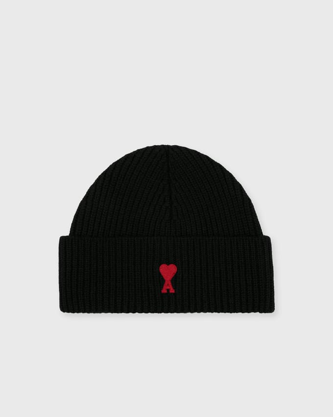 BEANIE WITH RED AMI DE COEUR