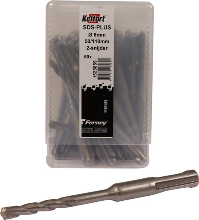 Kelfort HAMERBOOR SDS+ 6.0X50/110 - 50ST 2-SNIJDER