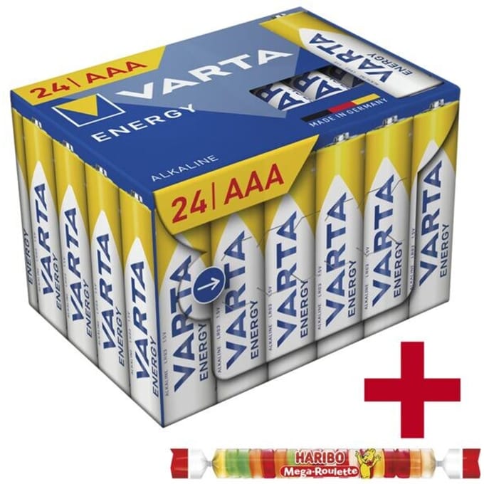 VARTA Energy AAA Cube Pack24 AAA batterij (potlood) Alkaline 1.5 V 24 stuk(s)