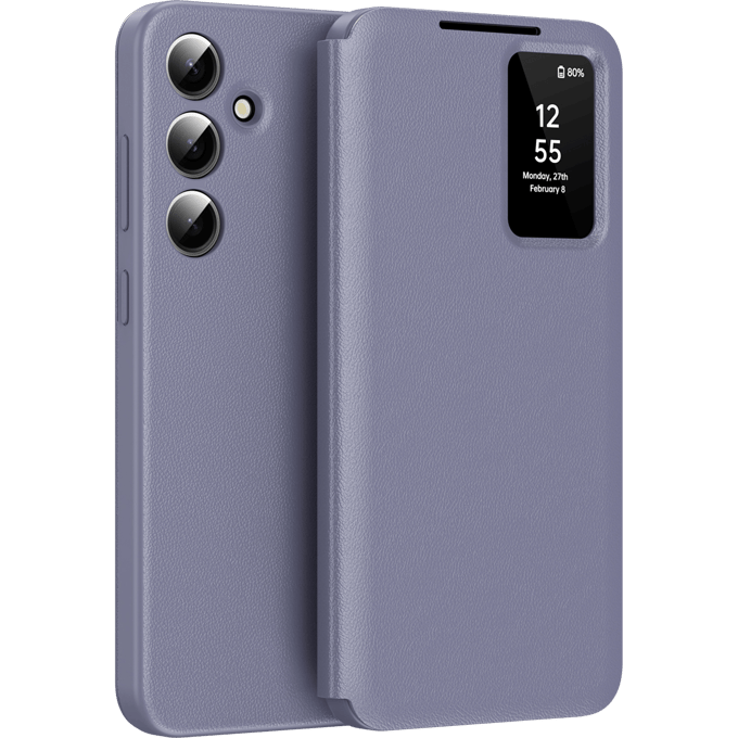 CaseBody Samsung Galaxy S25 Plus Smart Cover Paars