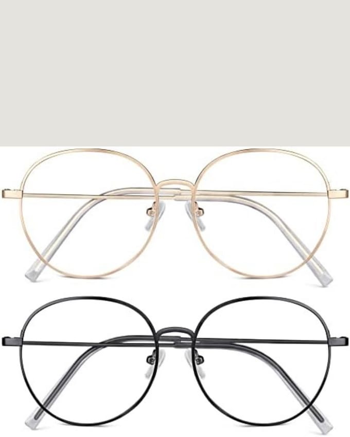 Blue Light Glasses - Blauw Licht Bril - Beeldschermbril - Goud en Zwart