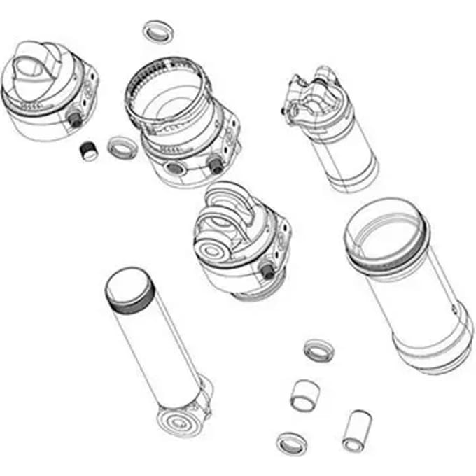 Schokdemper Rockshox Kit Tokenpositif Sdlx-Thru C1