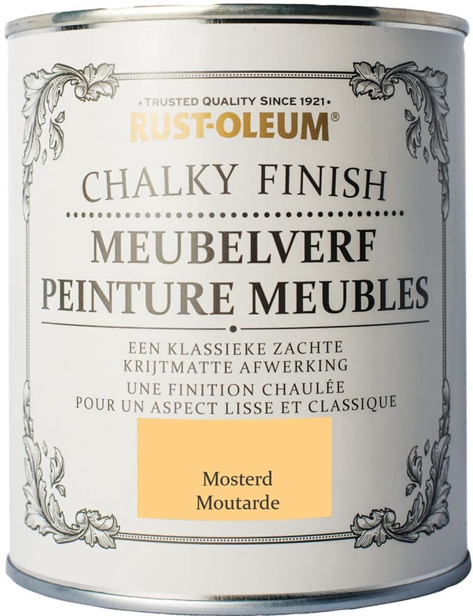Rust-Oleum Chalky Finish Meubelverf Mosterd 750ml