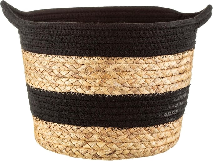 Opbergmand touw zwart - Sass & Belle