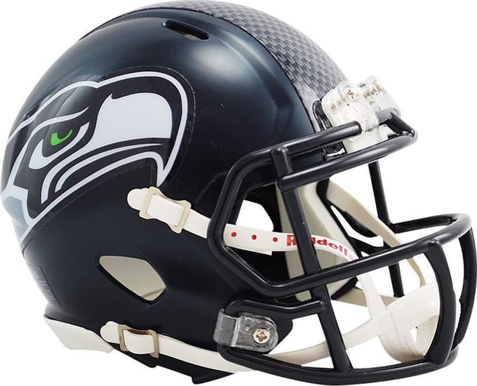 Riddell Speed Mini Helmet Club Seahawks voor Sport Fanzone