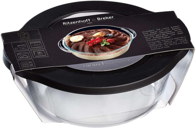 Flirt by R en B ovenschaal Cucina, van glas, 1,45 liter