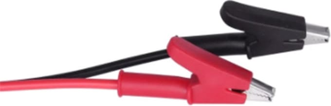 Multimeter kabel met klemmen rood zwart 90 cm 20A 4 mm