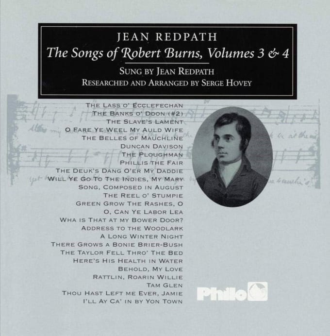 Jean Redpath - The Songs Of Robert Burns Volume, 3 & 4 (CD)