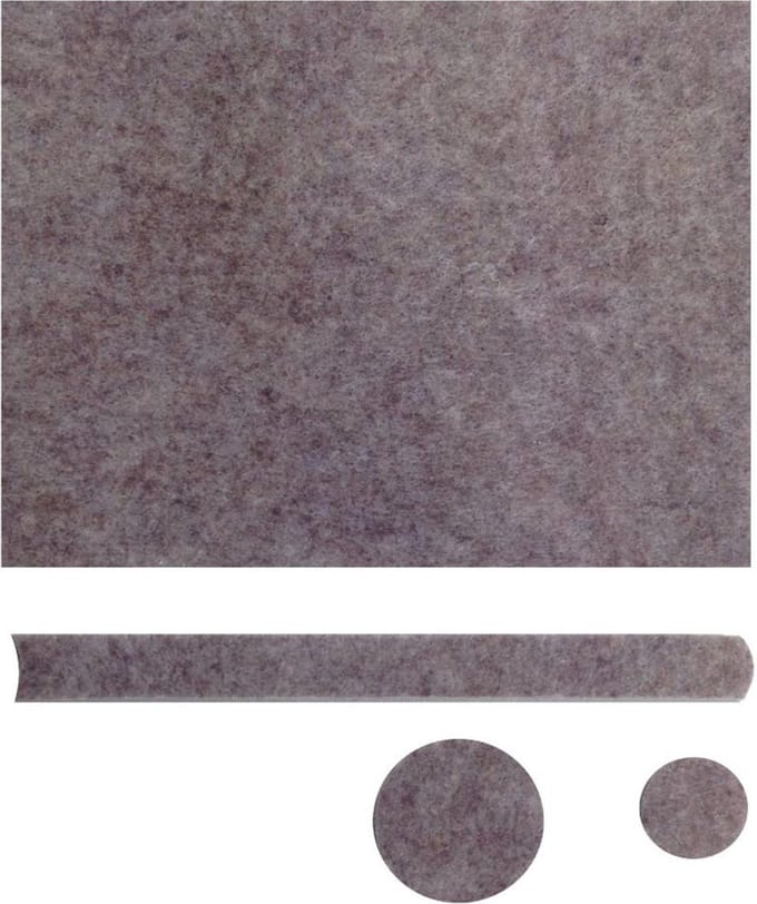 Benson 80-delige antikrasvilt set - grijs - diverse maten - sterk klevend