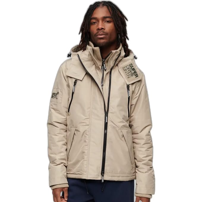 Superdry Mountain SD Windcheater jas Beige Grootte: L