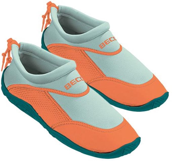 BECO neopreen waterschoenen - oranje/aqua - maat 37
