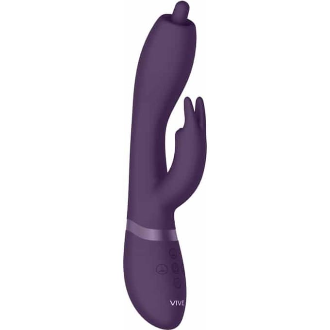 VIVE by Shots - Nilo - Pinpoint Rotating G-spot Rabbit - Purple
