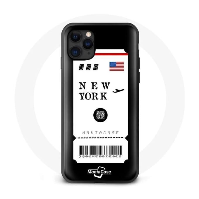 IPhone 11 hoesje New York vliegticket