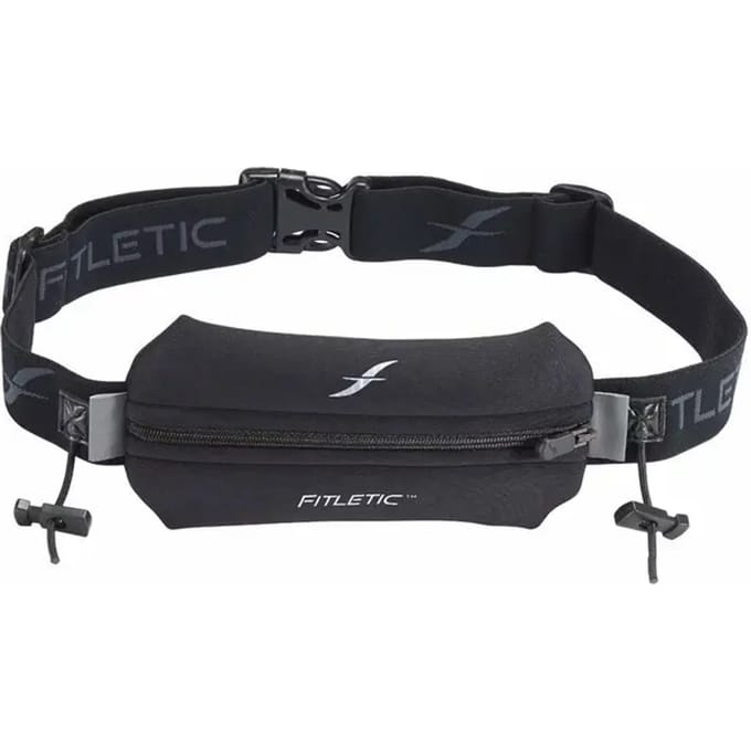 Riem met neopreen zakje + nummerhouder Fitletic