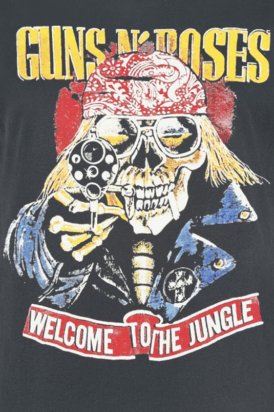 Guns N' Roses Mini-jurk - Amplified Collection - Welcom - S - voor Vrouwen - charcoal
