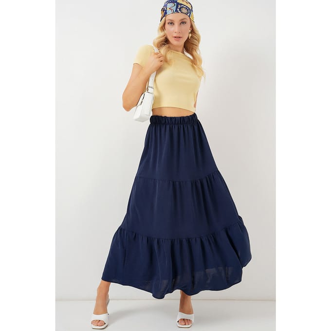 Geweven Maxi Rok
