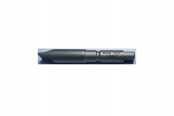 Wiha Platte bit G7 8,0x53mm - Hoogwaardig Chroom-Vanadiumstaal
