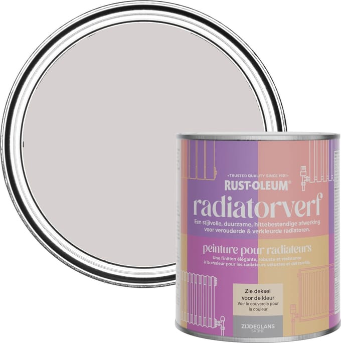 Rust-Oleum Paars Radiatorverf Zijdeglans - Babushka 750ml